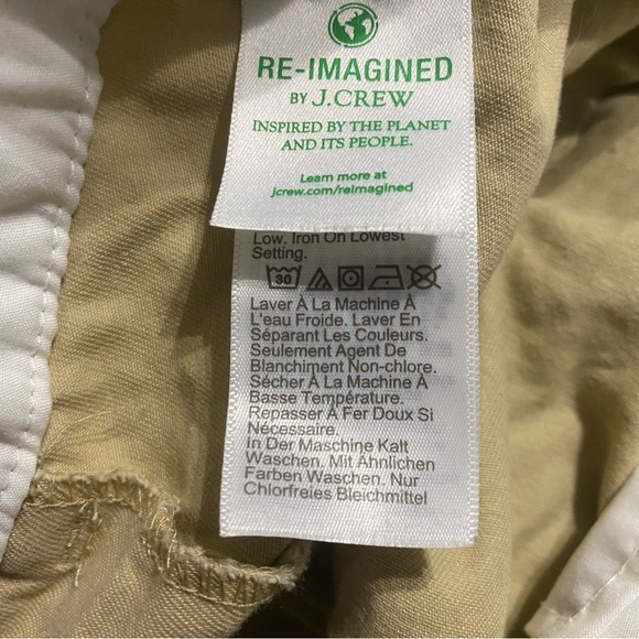 J Crew Beige Khaki Cotton 5” Inseam Classic Chino Shorts - Picture 7 of 8